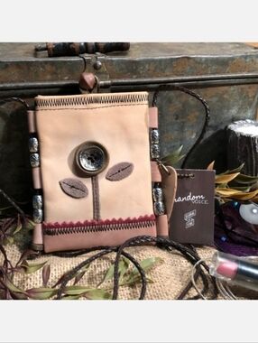 Mini Crossbody Bag NWT Random Voice Leather Suede Purse Live In The Moment NWT